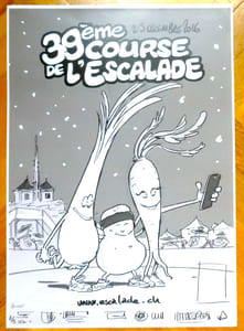39e Course de l'Escalade - Légumes pour la soupe.