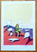 Vue sur le lac.  par Blutch: 