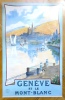 Gen&egrave;ve et le Mont-Blanc. . [Gen&egrave;ve]: 