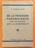 De la Psychose parano&iuml;aque dans ses rapports avec la personnalit&eacute;. . Lacan Jacques: 