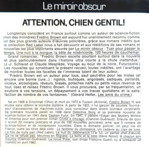 Attention chien gentil !