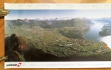 Panorama a&eacute;rien &agrave; 300 degr&eacute;s de la Suisse primitive prise en dessus du Urmiberg, canton de Schwyz. . [Swissair] Weck Roger de: 