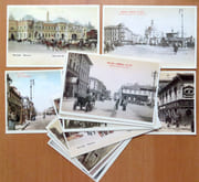 Moscou. 13 + 1 cartes postales de vues anciennes.  par  - Image 1