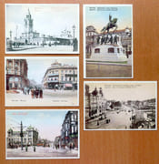 Moscou. 13 + 1 cartes postales de vues anciennes.  par  - Image 4