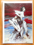Roméo et Juliette - Lot de 10 grandes cartes doubles.  par Bilal Enki:  - Image 2