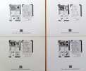 Transit - Portrait de Farida / Irina / Mamadi / Yoko. Lot de 100 (4 x 25) grandes cartes. . Bilal Enki: 
