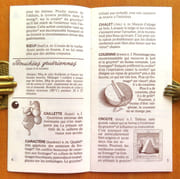 Petit lexique du Gruyère. Petit lexique illustré à l'usage des familles et autres intéressés. Alphabétique, analogique, illogique et parfois même farfelu. Complété par la notation de la prononciation, de la nature et du genre des mots et agrémenté de recettes.  par  - Image 2