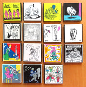 Série de 15 Bi-Box. par Collectif - Aloys, Florence Cestac, Cieslewicz, Jean C. Denis, Got, Nicoulaud, Petit-Roulet, Poussin, Joost Swarte (2), Simon (2), Urs, Willem, Wolinski:  - Image 1