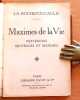 R&eacute;flexions ou sentences et maximes morales. . La Rochefoucauld: 