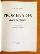 Promenades aux oiseaux + reproduction encadrée du bois de la couverture.  par Giovanna J. M., Hainard Robert:  - Image 2
