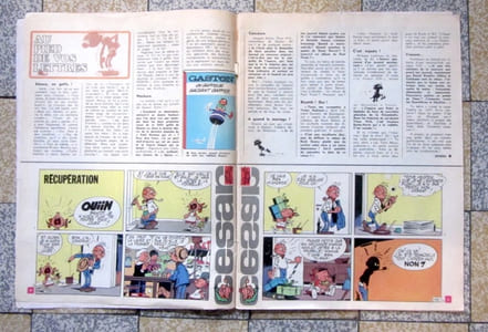 Gaston Lagaffe: Aujourd'hui, nous fêtons sa 600e gaffe hebdomadaire.