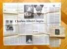 Charles-Albert Cingria - Double page de Construire. . [Cingria Charles-Albert] Doris Jakubec, Dominique Monnin, Olivier Goy, Corinne Giroud, Roger ...
