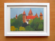 Reproduction - Estavayer - Le château.  par Borgeaud Georges: 