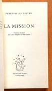 La mission.  par Castro Ferreira de:  - Image 2