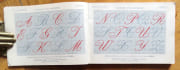 Alphabet de la brodeuse. Lettres, chiffres, monogrammes et ornements à points comptés suivis d'une série de modèles avec calques pour broderie de blanc.  par  - Image 2
