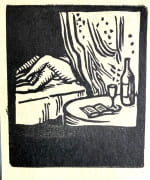 Petit bois gravé érotique - Le lit défait. par  - Image 1