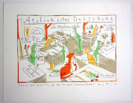 Atelier d'Art Desjobert - Pour les vingt ans d'Agoulême. . Avril François: 