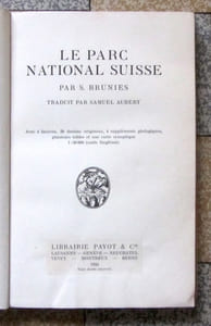 Le Parc national suisse.