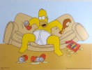 Les Simpson - Homer sur le divan. . Groening Matt: 