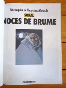 Une enquête de l'inspecteur Canardo - Noces de brume.
