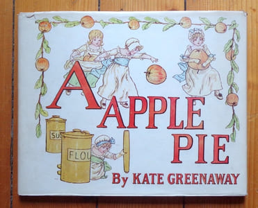 A Apple pie. An old fashion alphabet. A reproduction of antique original. 