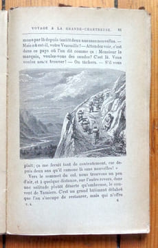Nouveaux voyages en zigzag. Tome I: Voyage à la Grande Chartreuse et autour du Mont-Blanc. . Töpffer Rodolphe: