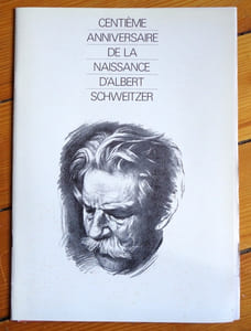 Centième anniversaire de la naissance d'Albert Schweitzer.