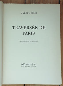 Traversée de Paris (et autres nouvelles).