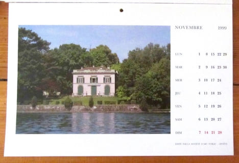 Calendrier 1999 - Au fil de l'eau. . Zimmermann A. et G.: