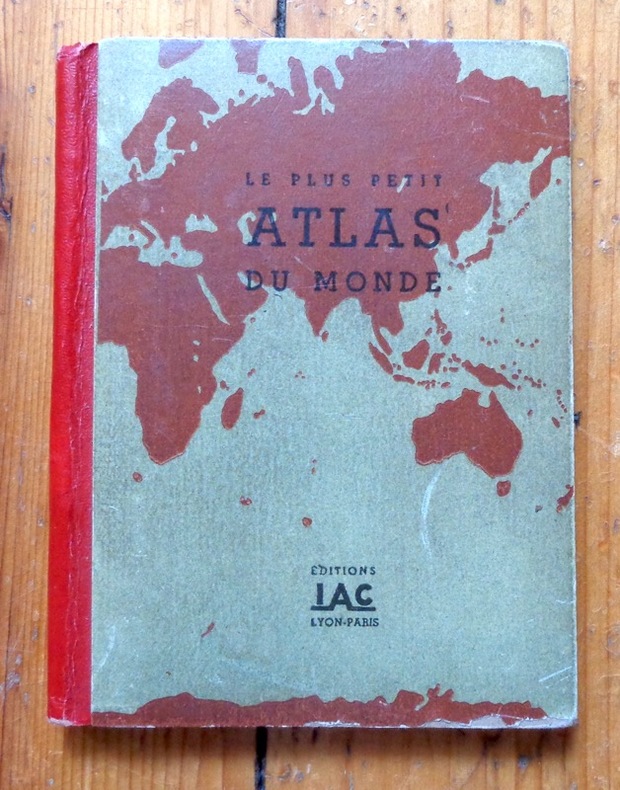 11 cm LE PLUS PETIT ATLAS DU MONDE IAC éditions 1940 8 cm----/A10/ 