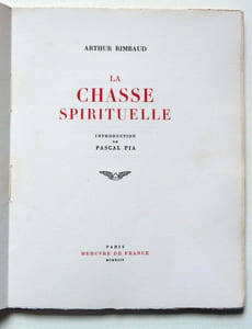 La chasse spirituelle. 