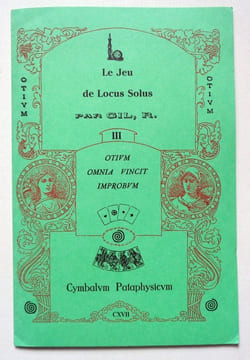 Le jeu de Locus Solus, avec la Circulaire Phynancière. . Gil: