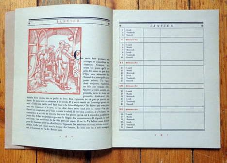 Etrennes de la Vigne et du Vin. Almanach pour l'an de grâce 1942. La grande année vigneronne mise en images par Paul Boesch. La vengeance de Madame ...