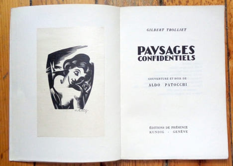 Paysages confidentiels. . Trolliet Gilbert :