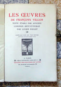Les oeuvres de François Villon.  par Villon François:  - Image 2