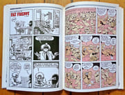 Les aventures du latex. La bande dessinée européenne s'empare du préservatif.  par Collectif - Moebius, Petit-Roulet, Pajak, Jean-claude Denis, Avril, Liberatore, Willem, Margerin, Theo van den Boogaard, Hunt Emerson, Benoît van Innis, Exem, Ever Meulen, Schultheiss, Warnauts/Raives, Ana Juan, Alex varenne, Mézières, Ralf König, Hulet, Philippe Bertrand, Gilbert Shelton, Florence Cestac, Poussin, Wolinski, Aloys, Kamagurka, Prado, Vuillemin, Jooste Swarte :  - Image 3