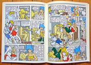 Les aventures du latex. La bande dessinée européenne s'empare du préservatif.  par Collectif - Moebius, Petit-Roulet, Pajak, Jean-claude Denis, Avril, Liberatore, Willem, Margerin, Theo van den Boogaard, Hunt Emerson, Benoît van Innis, Exem, Ever Meulen, Schultheiss, Warnauts/Raives, Ana Juan, Alex varenne, Mézières, Ralf König, Hulet, Philippe Bertrand, Gilbert Shelton, Florence Cestac, Poussin, Wolinski, Aloys, Kamagurka, Prado, Vuillemin, Jooste Swarte :  - Image 4