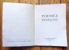 Poèmes français. . Anonyme (Paul Eluard, Pierre Emmanuel, Pierre Seghers, Loys Masson, Jean Tardieu, Claude Sernet, Louis Aragon, Jean Lescure, Edith ...