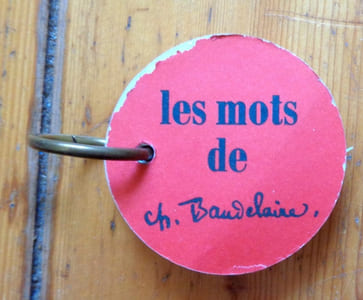 Les mots de Charles Baudelaire.