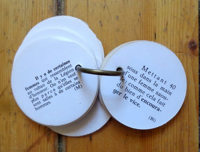 Les mots de Charles Baudelaire.