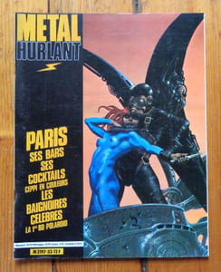 Métal hurlant 52. Paris, ses bars cocktails, Ceppi en couleurs, Les baignoires célèbres.