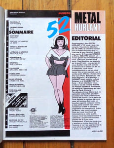 Métal hurlant 52. Paris, ses bars cocktails, Ceppi en couleurs, Les baignoires célèbres.
