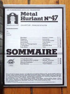 Métal hurlant 47. Corben - Chaland - Moebius et Mandryka, Schuiten et Renard.