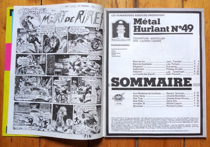 Métal hurlant 49. Corben - Crespin - Druillet - Sire - Montellier.