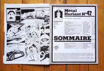 Métal Hurlant 42. Presque tout en couleurs.