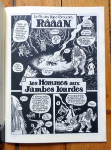 RAAAN, le fils des âges farouches. Les hommes aux jambes lourdes.