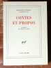 Contes et propos. . Queneau Raymond, Leiris Michel (préface): 
