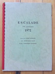 Escalade, 370me anniversaire, 1972.