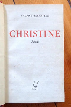 Christine. . Zermatten Maurice: