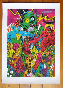 Sérigraphie originale signée et numérotée. . Musturi Tommi :